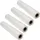 casativo 4 Profi Vakuumier-Folienschläuche für Balken-Vakuumierer 28 x 500 cm, Lebensmittelverpackung, Transparent