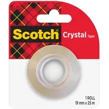 Scotch Crystal Klebefilm kristall-klar 19,0 mm x 25,0 m 1 Rolle