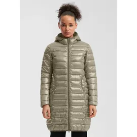 QS Leicht wattierter Steppmantel mit Kapuze - S