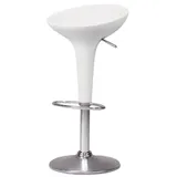 Magis Bombo Barhocker höhenverstellbar drehbar Aluminium/Kunststoff  weiß