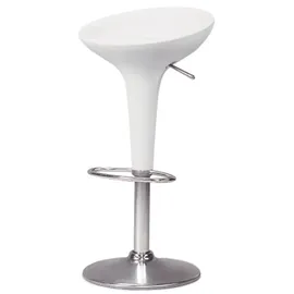 Magis Bombo Barhocker höhenverstellbar drehbar Aluminium/Kunststoff  weiß