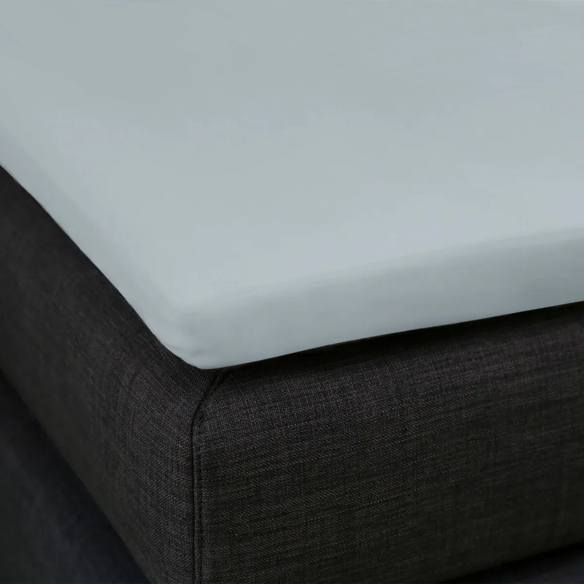 Formesse Split-Topper Spannbetttuch La Piccola Duo 2 200x210 - 220 cm | hellgrau - grau