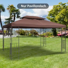 Outsunny Ersatzdach für Metall Gartenpavillon