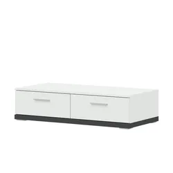Primo Lowboard  Titan ¦ weiß ¦ Maße (cm): B: 106 H: 27 T: 50.0
