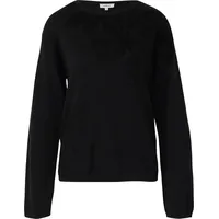 s.Oliver Pullover mit dekorativem Strickmuster Schwarz 34