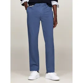 Tommy Hilfiger CHINO SATIN«, mit Gesäßtaschen mit Knopf, Logostickerei TOMMY HILFIGER Aegean Sea