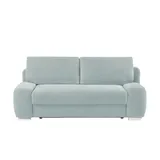 bobb Schlafcouch mit Boxspringpolsterung 2-Sitzer Blau