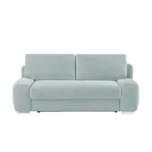 bobb Schlafcouch mit Boxspringpolsterung 2-Sitzer Blau