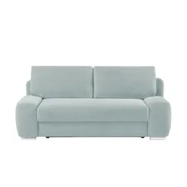 bobb Schlafcouch mit Boxspringpolsterung 2-Sitzer Blau