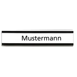 Franken Namensschild magnetisch, 75 x 50 mm, 10 Stück, braun