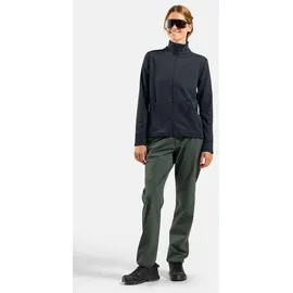 Odlo Damen Grid Fleece Jacke (Größe M, schwarz)