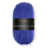 Pro Lana Sockenwolle Uni 4-fach Blau 100 g