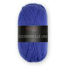 Pro Lana Sockenwolle Uni 4-fach Blau 100 g