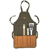 Esschert Design Grillschürze mit Grillbesteck; GT91