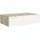 vidaXL Wandregal mit Schublade 40 x 23,5 x 10 cm Eichen-Optik und Weiß