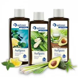 Spitzner Saunaaufguss Set Vital & Frisch 3-teilig