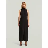 G-Star Slim Full Zip Kleid Schwarz 32