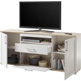 HBZ-Meble HBZ-Meble, TV Möbel, HBZ Meble Romance TV-Sideboard Holzwerkstoff in Sibiu Lärche/San Remo hell - Sibiu Lärche
