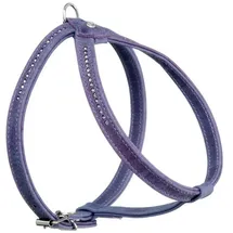 Karlie Hunde-Geschirr Geschirr Buffalo Denim Strass lavendel