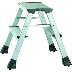 ALCO Trittleiter 2-stufig Aluminium