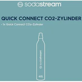 Sodastream CO2-Zylinder Quick Connect