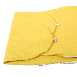 HOBEA-Germany Bezug für Stillkissen Waffelmuster senfgelb,