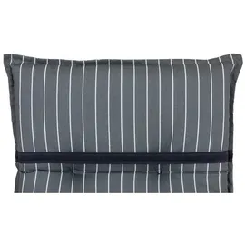 gardenson Niederlehner Auflage 101 x 50 x 6 cm grau/weiß 4 St.