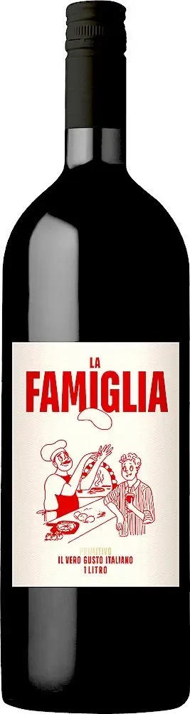 18er Set La Famiglia Primitivo 1 Liter 2024 - Versandkostenfrei!