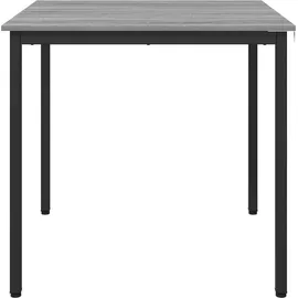 vidaXL Esstisch 80 x 80 x 75 cm grau
