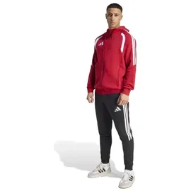 adidas Tiro 26 League Sweat Full Zip Hoodie - Team Power red 2/White, (AEPU) 2XL