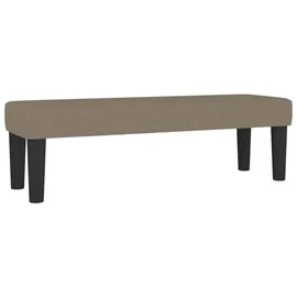 vidaXL Boxspringbett 180 x 200 cm Taupe