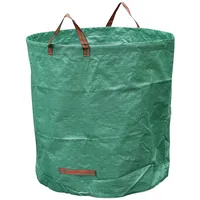 Mojawo Gartenabfalltasche Gartenabfallsack Kunststoffring Biomüll 500L