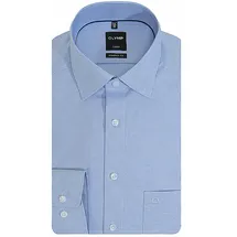 Olymp Modern Fit Business-Hemd aus reiner Baumwolle Modell 'LUXOR', Bleu, 45