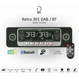 Dietz Retro 301 DAB+ BT schwarz chrome