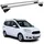 Omtec Dachträger für Ford Tourneo Courier 2014-2024 Gepäckträger Aluminium Grau 2x