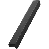 Furnipart Griffleiste Elan LA160mm - Möbelgriff zum Anschrauben - Schrankgriff Breite 200mm, Aluminium schwarz matt