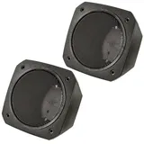 tomzz Audio 2800-017 Aufbau Lautsprecher Gehäuse für 100x100 mm DIN Lautsprecher Retro KFZ Boot LKW Baumaschinen