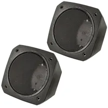 tomzz Audio 2800-017 Aufbau Lautsprecher Gehäuse für 100x100 mm DIN Lautsprecher Retro KFZ Boot LKW Baumaschinen