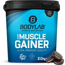 Bodylab24 Pure Muscle Gainer Cookies & Cream Pulver 2000 g