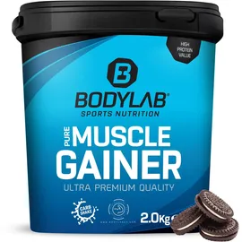 Bodylab24 Pure Muscle Gainer Cookies & Cream Pulver 2000 g