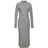 LASCANA Strickkleid Kleid Zopfmuster Grau 40