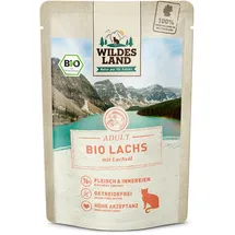 Wildes Land Bio Lachs PUR mit Lachsöl 12 x 85 g