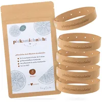 pieksmichnicht Pflanzliche Anti-Mücken-Armbänder 5 St