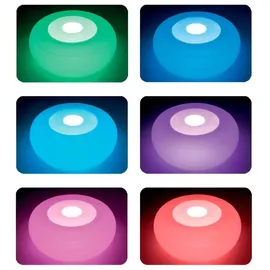 Intex Dekoleuchte Metall 86x33 cm inkl. LED-Lampe weiß