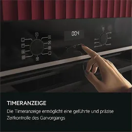 AEG MM100BSIB (TU5AB20WSK+TO64IA0FXB) Serie 5000 mit SurroundCook®, Einbaubackofenset (Induktionskochfeld, A+, 72 l)
