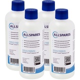 AllSpares Entkalker (4x 500ml) für Kaffeemaschinen geeignet für Delonghi EcoDecalk DLSC500 und AEG M3BICD200