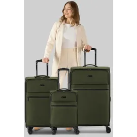 Bugatti Valencia Soft Koffer-Set 3-tlg. grün