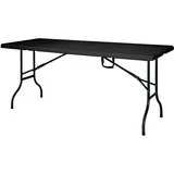 Floordirekt Gartentisch 180 x 73 x 76 cm Schwarz