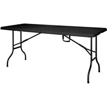 Floordirekt Gartentisch 180 x 73 x 76 cm Schwarz