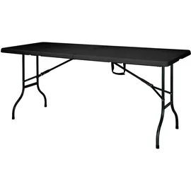 Floordirekt Gartentisch 180 x 73 x 76 cm Schwarz